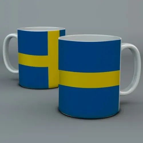 Caneca Suécia Copa 2026 Personalizada