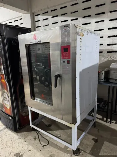 Forno de 10 telas a gás da progas 