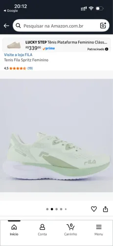 Tênis fila feminino