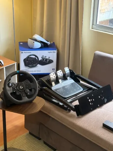 Logitech G923 PS5 + Suporte