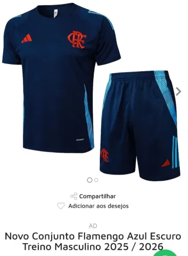 Kit/ conjunto treino flamengo. Oficial. Original