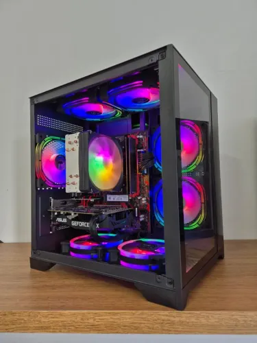PC GAMER RYZEN 5 4500 + GTX 1660 SUPER | RGB | WIFI | GARANTIA