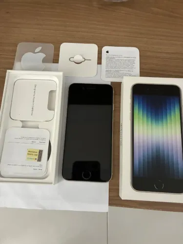 iPhone SE 3ª geração usado em excelente estado de conservação. Único dono. 