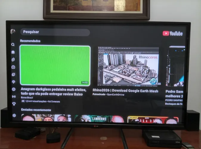 LG 50PN4500 " tela verde "
