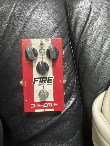 Pedal Overdrive - Fire Custom Shop