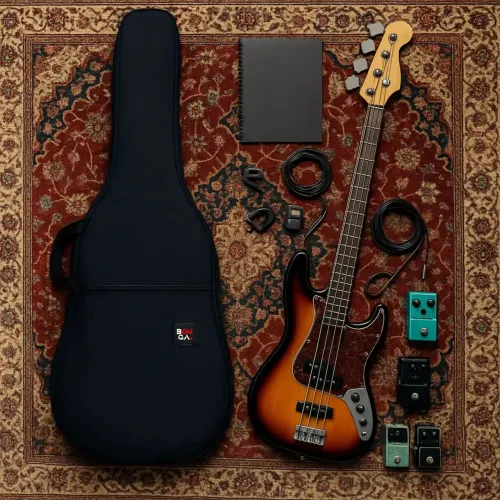 Capa impermeável contrabaixo - case bag de baixo eletrico