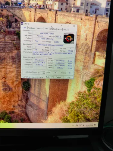 PROCESSADOR RYZEN 7 5700X + B550M AORUS ELITE