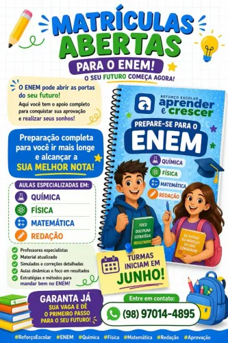 Curso Enem e UEMA Presencial R$450