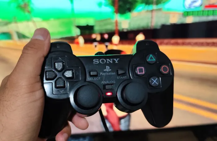 Controle original Sony Playstation 2. Funcionando perfeitamente