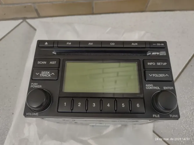Auto Rádio Hyundai Tucson original CD não funciona
