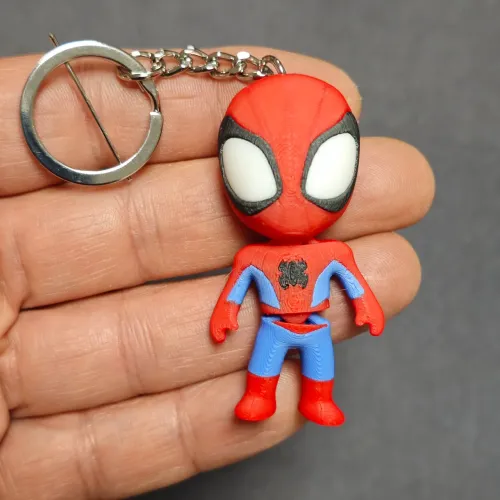 Chaveiro homem aranha articulado