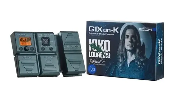 Pedaleira g1x on-k da zoom modelo Kiko loureiro