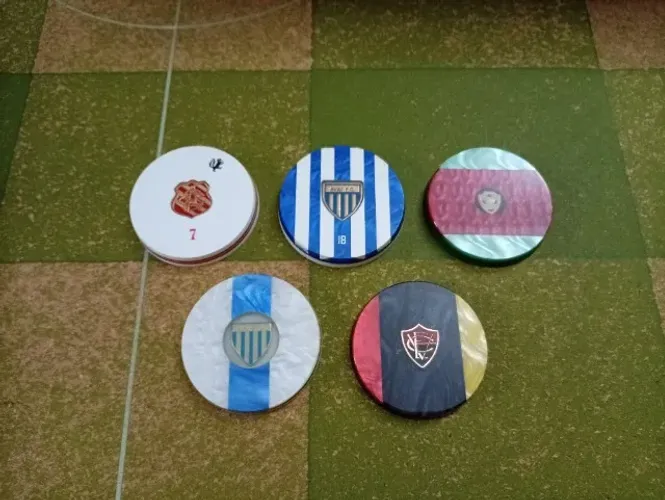 Futebol de botão dadinho 9x3