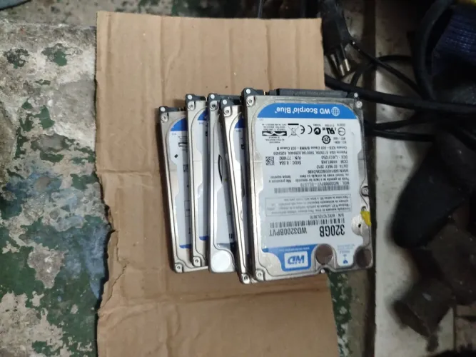 5 HDs diversos para notebook