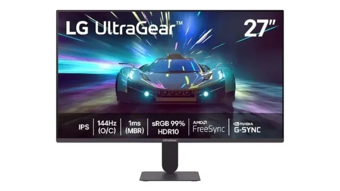 Monitor LG UltraGear 27" FHD, 144hz 1ms