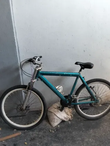 Bicicleta alfameck aro 26 rodas vmax freio a disco dianteiro