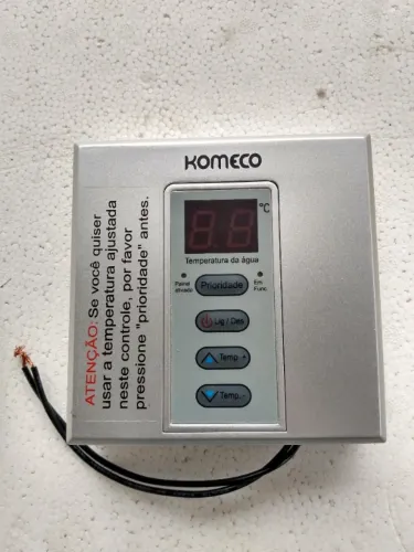 controle de temperatura aquecedor Komeco 