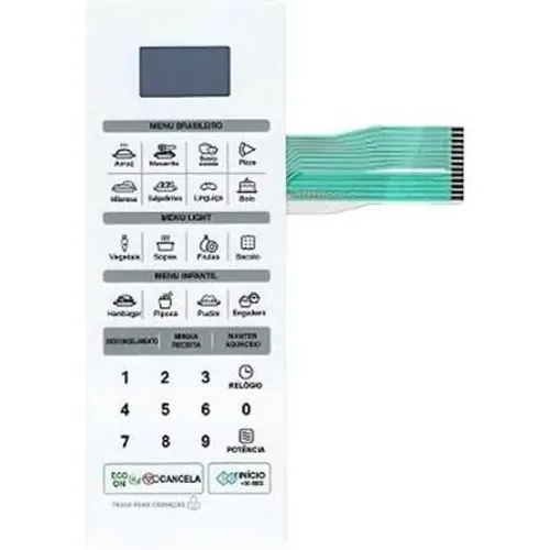 Teclado membrana microondas LG MS3052R