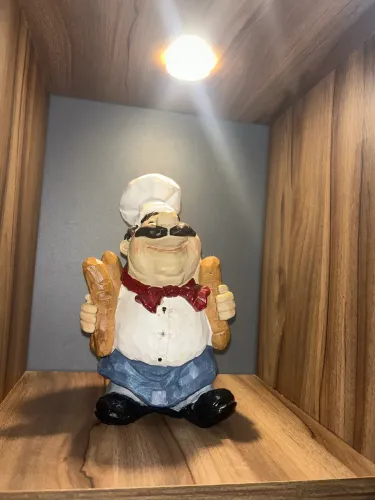 Estatueta Chef de cozinha decorativa 