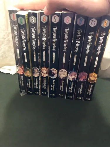 torture princess light novel em inglês do 1 ao 8 + extra
