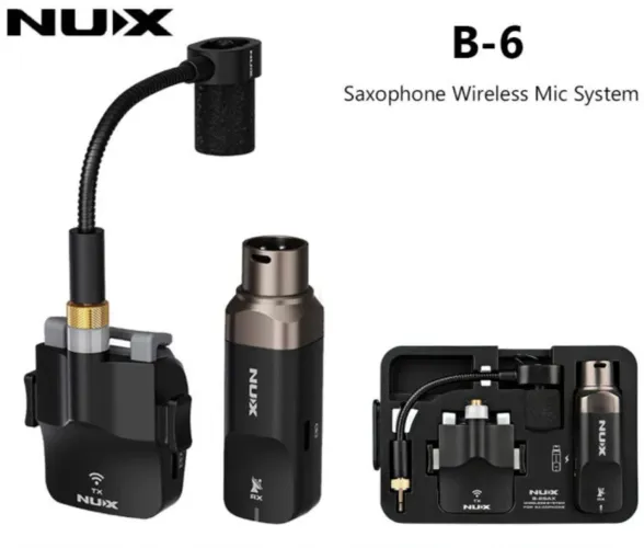 Microfone Nux para Saxofone