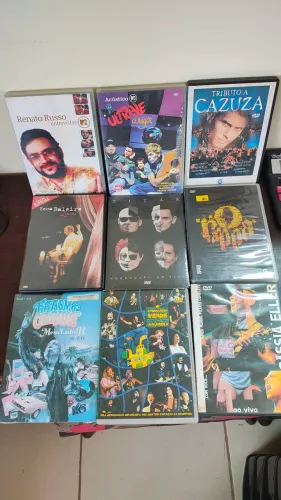 Renato Russo titãs Erasmo Carlos O Rappa  Cássia Eller Cazuza e outrosDvd rock MPB Brasil