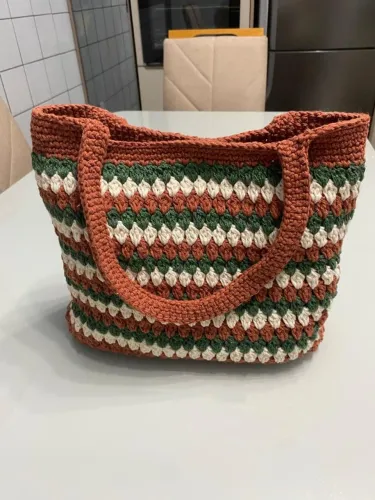 Bolsa de Ombro de Barbante