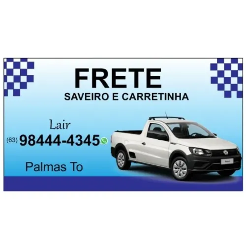 Frete pequeno Palmas e Taquaralto
