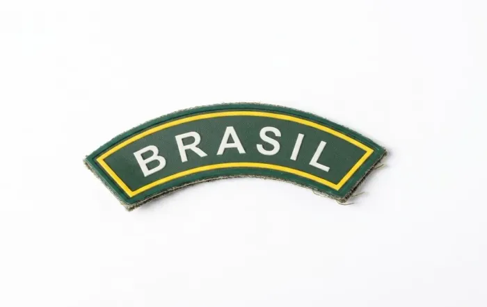 Patch Tático emborrachado Brasil 