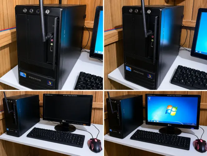 Computador i3 com monitor