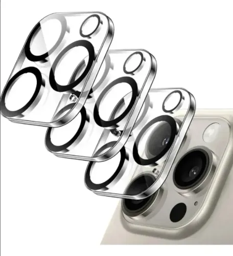 Película Proteção De Lente Câmera Traseira Para iPhone 15 Pro / 15 Pro Max