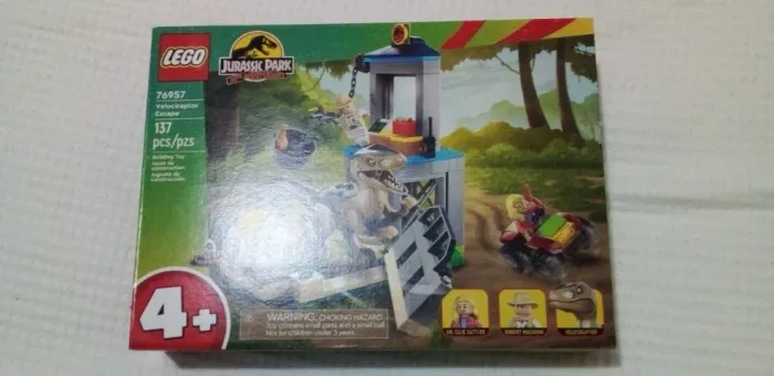 LEGO Jurassic Park Fuga do Velociraptor (76957) - Novo na caixa