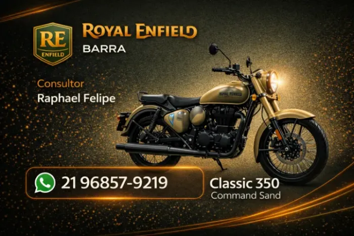 CLASSIC 350CC 2025/2026 !!!0KM!!! RAPHAEL FELIPE 2 1 9 6 8 5 7 9 2 1 9
