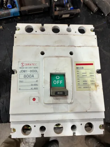 Disjuntor Caixa Moldada Sibratec JDM1-800L 800A Tripolar 3P 65kA