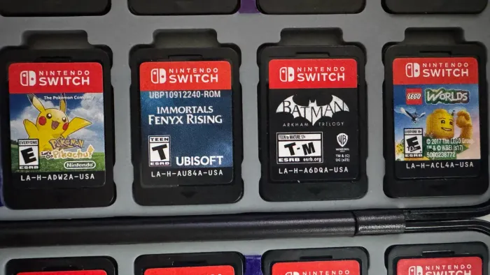 Lote com 4 Jogos Originais de Nintendo Switch