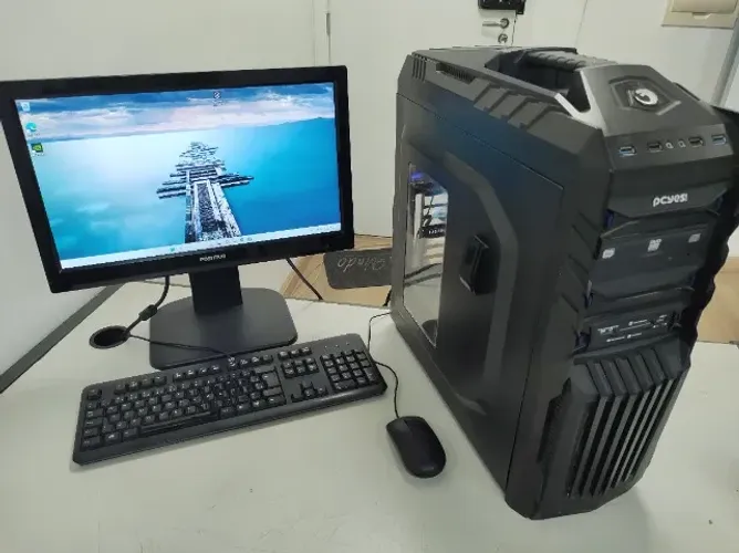 Computador Gamer completo i7-4770 3.40GHz 1TB SSD 16GB RAM GTX 1050 Monitor
