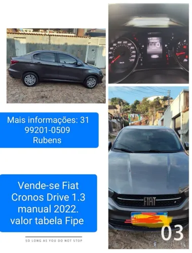 Fiat Cronos Drive 1.3 8V Flex 2022