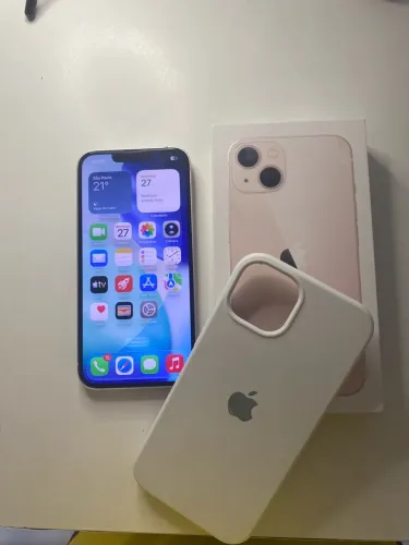 IPhone 13 128 gb todo original cor rose bateria 86% acompanha carregador , caixa
