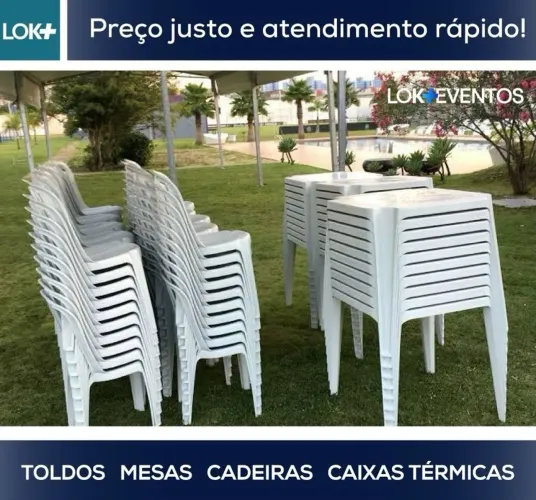 Aluguel de Mesas e Cadeiras para Eventos 