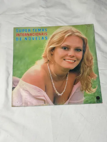 lp super temas internacionais de novelas (1989)  vinil antigo