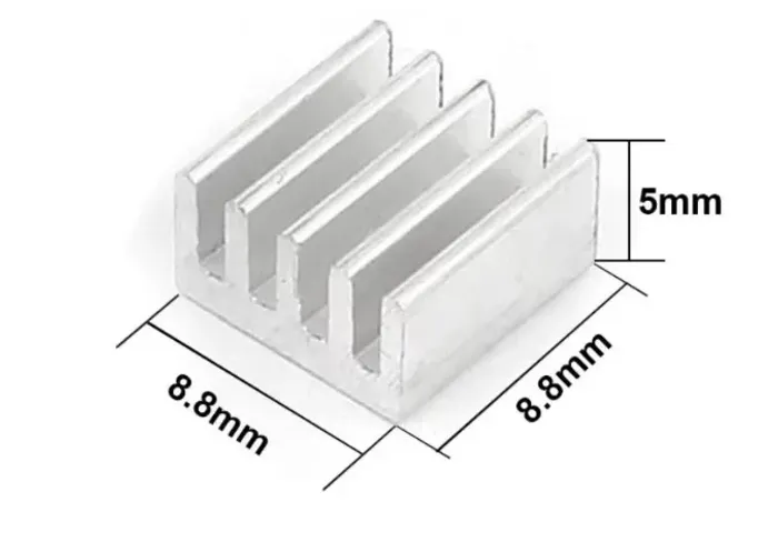 Dissipador de calor kit 5 Unid.  driver de passo mosfet vram reguladores (8.8mm COD-CP911 