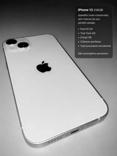 iPhone 13 novíssimo 256gb