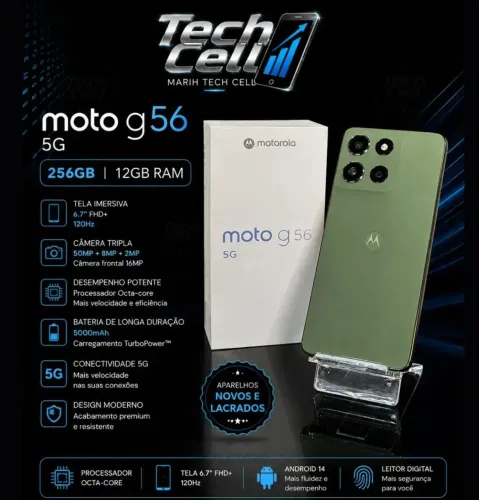 Motorola moto G56 5G 256/12 gb Novo 1 ano garantia