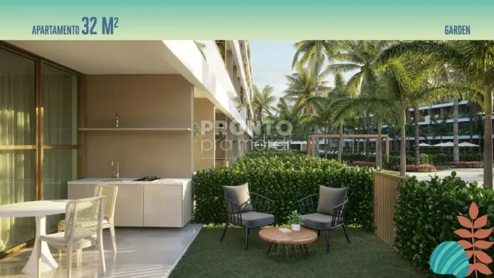 Flat com 1 quarto em Carneiros