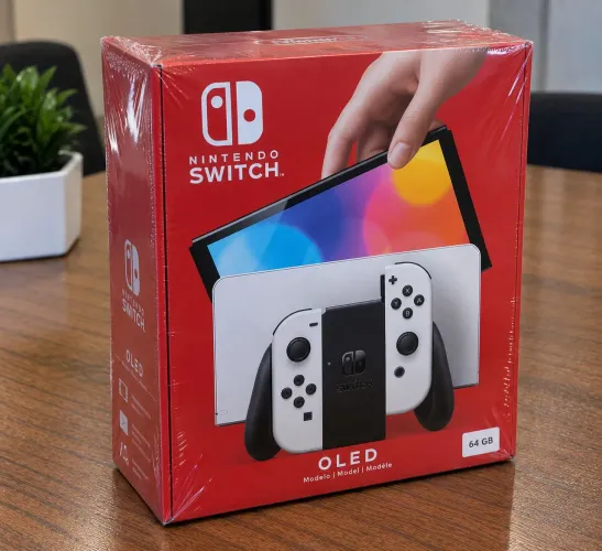 Nintendo Switch oled 64gb branco NOVO caixa lacrada.