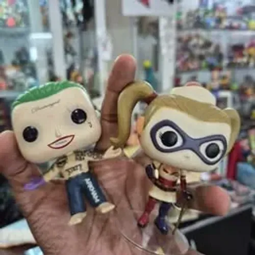 Figuras Funko Pop - Coringa e a Arlequina - Esquadrão Suicida