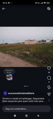 Terreno em Jardim Ipitangas, Saquarema