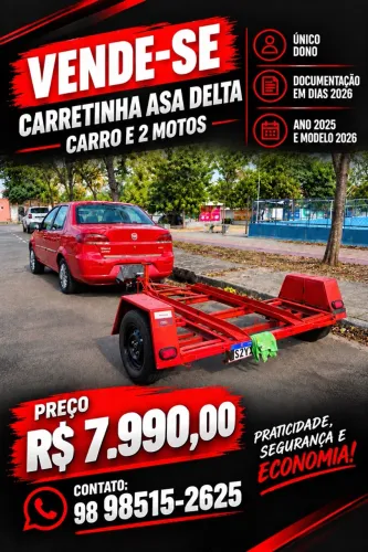 Carretinha Asa Delta 2026