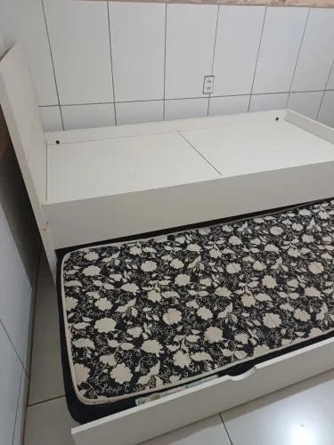 Cama com bicama e colchão 