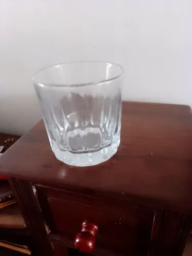 4 copos de whisky 250 ml cristal 